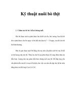 Kỹ thuật nuôi bò thịt ppt