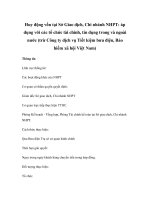 Huy động vốn tại Sở Giao dịch, Chi nhánh NHPT: áp dụng với các tổ chức tài chính, tín dụng trong và ngoài nước (trừ Công ty dịch vụ Tiết kiệm bưu điện, Bảo hiểm xã hội Việt Nam) docx