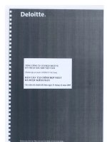 báo cáo tài chính hợp nhất 2009 sau kiểm toán tổng công ty cổ phần dịch vụ kỹ thuật dầu khí việt nam