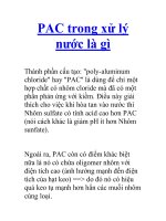 PAC trong xử lý nước là gì potx