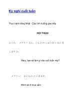 Kỳ nghỉ cuối tuần ppt