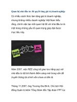 Quan hệ nhà đầu tư: Bí quyết tăng giá trị doanh nghiệp docx