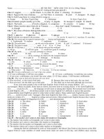 tuyển sinh 9 - Trắc nghiệm hay