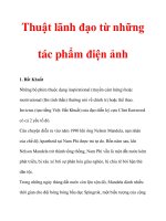 Thuật lãnh đạo từ những tác phẩm điện ảnh pps