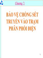Bảo vệ chống sét truyền vào trạm phân phối điện pot