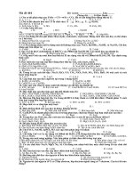 Đề thi thử lớp 10 - Thái Bình