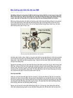 Bảo dưỡng cảm biến tốc độ của ABS docx