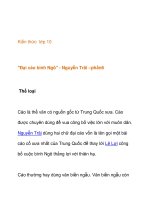 Kiến thức lớp 10 