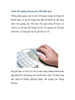 Cách viết quảng cáo pay per click hiệu quả ppsx