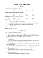 ĐÁP ÁN BÀI THI MÔN KINH TẾ QUỐC TẾ (Đề số 7) pot