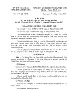 Quyết định số 1416 của UBND tỉnh Thừa Thiên Huế