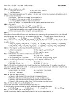 đề thi thử đại học môn hóa 2(đáp án)