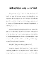 Xét nghiệm sàng lọc sơ sinh potx