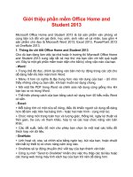 Giới thiệu phần mềm office home and student 2013