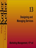 Designing and Managing Services ppt