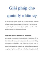 Giải pháp cho quản lý nhân sự doc