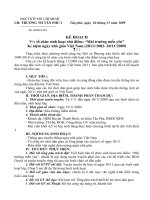 Kế hoạch 20 tháng 11