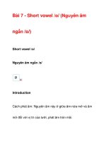 Bài 7 - Short vowel /ɒ/ doc