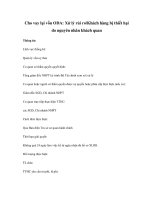 Cho vay lại vốn ODA: Xử lý rủi roKhách hàng bị thiết haCho vay lại vốn ODA: Xử lý rủi roKhách hàng bị thiết hại do nguyên nhân khách quanại do nguyên nhân khách pps