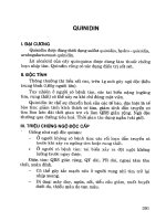 Hồi sức cấp cứu toàn tập - Quinidin pot