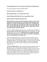 NGUYÊN NHÂN CỦA BỆNH TẬT - BỆNH THOÁI HÓA CỦA NGƯỜI LỚN TUỔI pptx