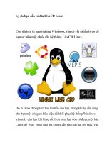 Lý do bạn cần có đĩa LiveCD Linux potx