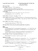 Đề thi thử Đại học môn toán khối B 2010 docx