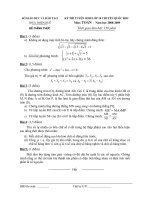 TUYỂN SINH 10 TTHUE(2008-2009)