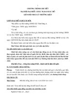 CHƯƠNG TRÌNH CHI TIẾT ĐẠI HỘI CNBH