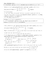 Bài tập tiếp tuyến của hàm số ppsx