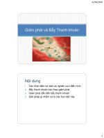 kinh tế học vĩ mô: lý thuyết và ứng dụng chính sách ,bài giảng Giảm phát và Bẫy Thanh khoản ppt