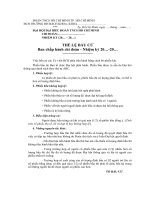 THỂ LỆ BẦU CỬ pot