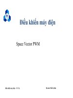 Điều khiển máy điện - Space Vector PWM pptx