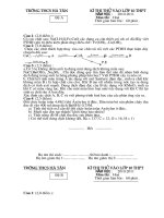 De thi thu vao 10 lan 2