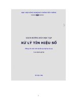 XỬ LÝ TÍN HIỆU SỐ (Digital Signal Proccessing) ppsx