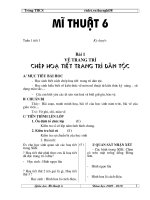 Mỹ thuật 6 cả năm