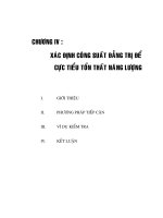 Xác định công suất đẳng trị để cực tiểu tổn thất năng lượng pot