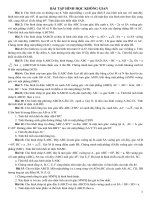 BÀI TẬP HÌNH HỌC KHÔNG GIAN ppt