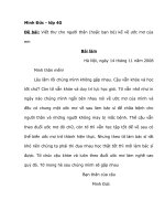 viết thư kể về ước mơ của em