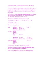 Upgrade Server 2008 - Internet Information Services – IIS ( phần 1) ppt