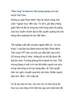 “Đào vàng” từ Internet, thị trường quảng cáo trực tuyến Việt Nam pptx