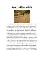 Sapa – trekking mới thú potx