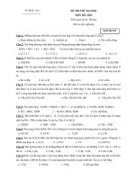 20 ĐỀ THI ĐẠI HỌC CÁC NĂM - ĐỀ SỐ 8 potx