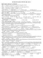 ĐỀ DA ĐH SỐ 1 HÓA HỌC 2010
