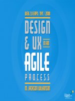 Desing UX in the Agile Process: Brief Introduction