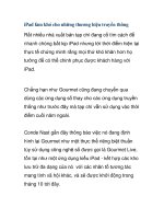 iPad làm khó cho những thương hiệu truyền thông ppt