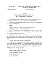 LUẬT SỬA ĐỔI, BỔ SUNG MỘT SỐ ĐIỀU CỦA LUẬT KINH DOANH BẢO HIỂM pdf