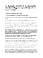 Tư tưởng Hồ Chí Minh về đại đoàn kết dân tộc, kết hợp sức mạnh dân tộc với sức mạnh thời đại pdf