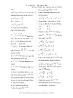 Đề kiểm tra học kì 1 môn Toán ppt
