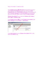 Winows PowerShell - Cài đặt & tìm hiểu ppsx